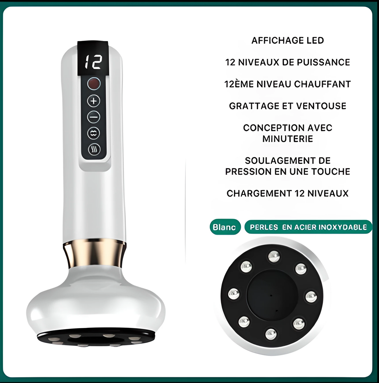 Masseur 3 en 1 🔥 Anti-Cellulite, Drainage, Raffermissant / 12 Vitesses ⚡